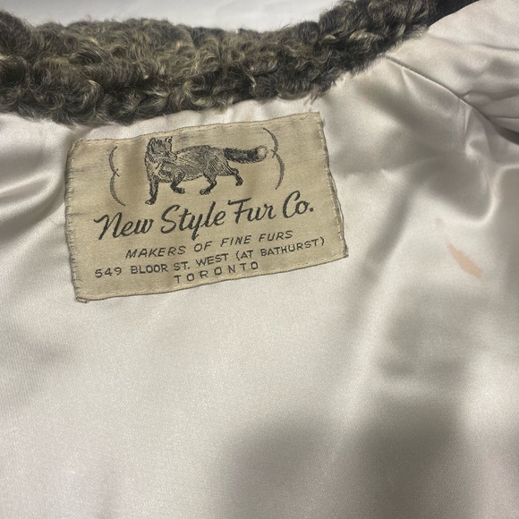 Persian Lamb Fur Coat Real Vintage Fur Wool Jacket - Picture 13 of 16